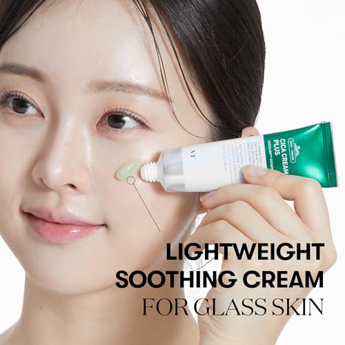 VT COSMETICS Cica Cream Plus Hydrating & Calming Face Moisturizer - Product Imagery