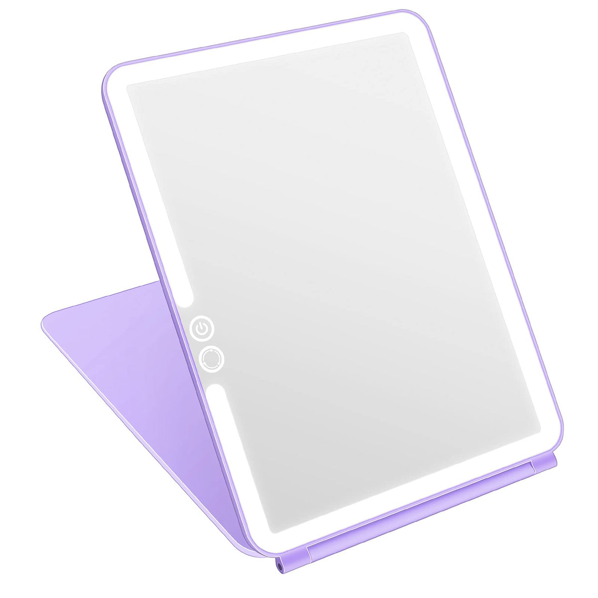 Folding Lighted Makeup Mirror with 72 LEDs 3 Colors Light - deweisn Official Imagery - 6