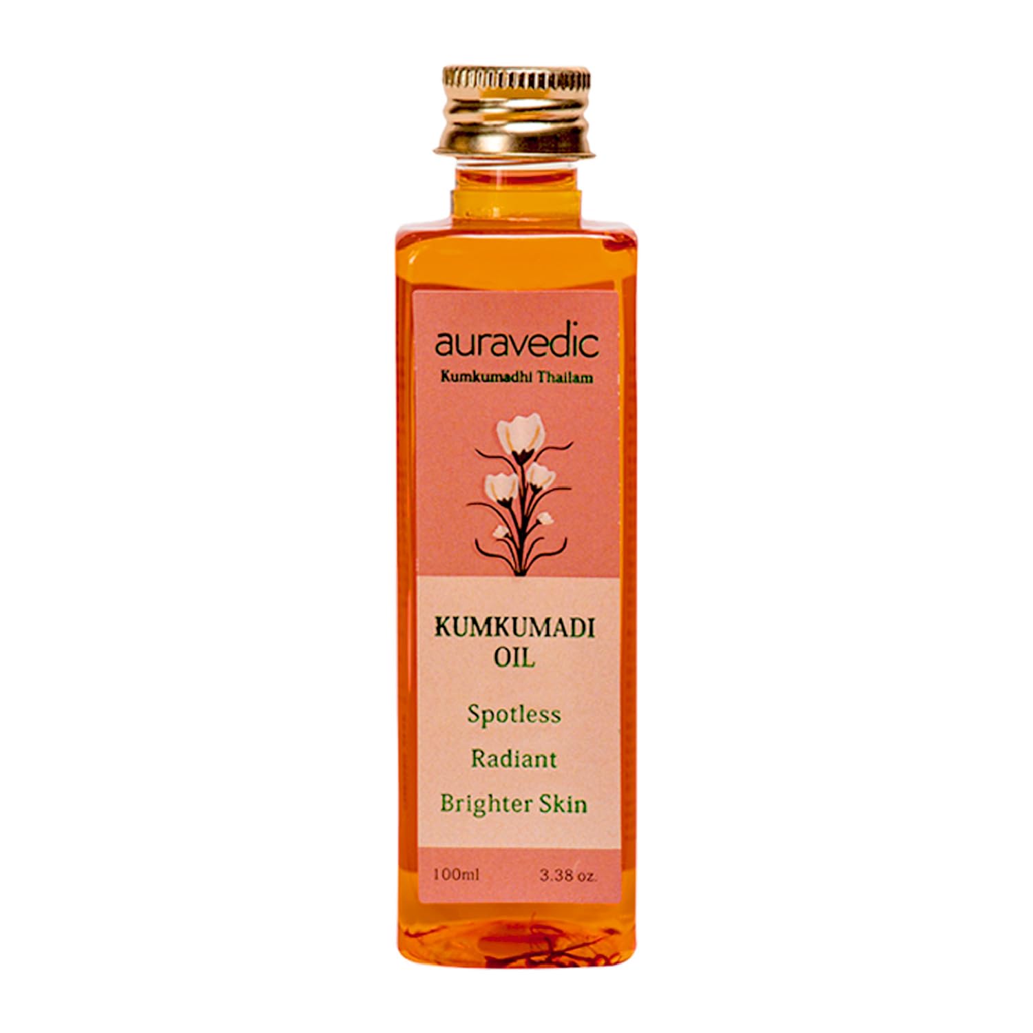 Auravedic Kumkumadi Oil Pure Saffron for Ultra Radiant Skin - Auravedic