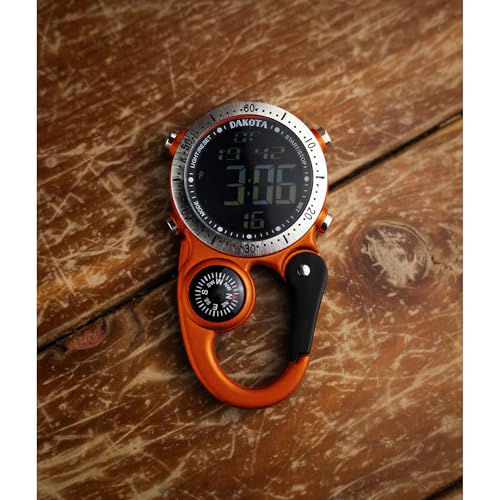 Dakota Digital Clip Watch with Compass & Dual Time - Product Imagery