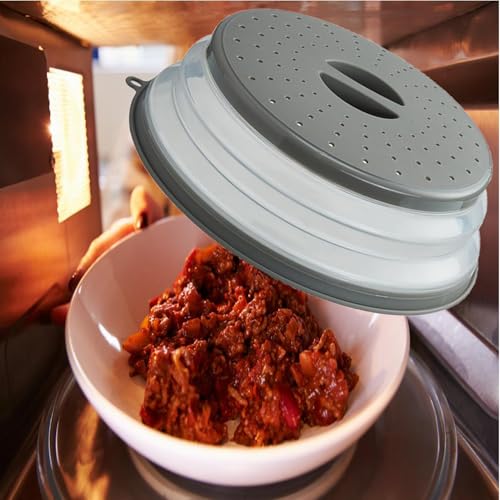 Microwave Splatter Cover Vented for Food, Splatter Guard & - Product Imagery