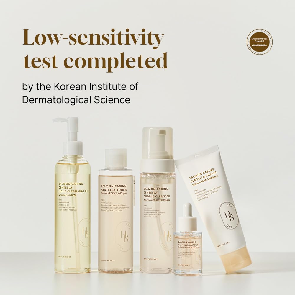 HEVEBLUE Salmon Caring Centella Cream - HEVEBLUE Official Imagery - 7