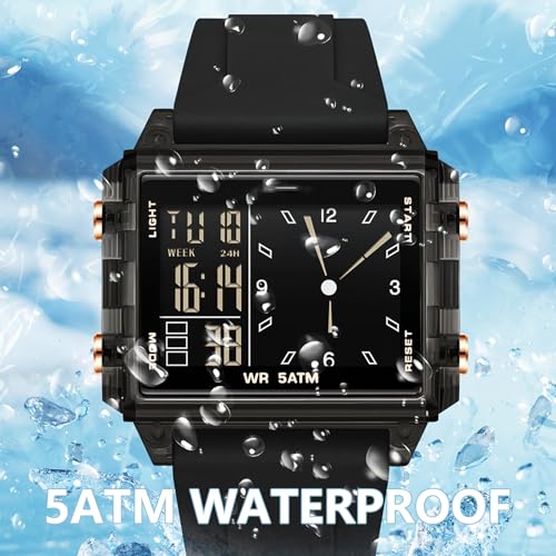 findtime Digital Watches for Men Women Waterproof Unique - Product Imagery