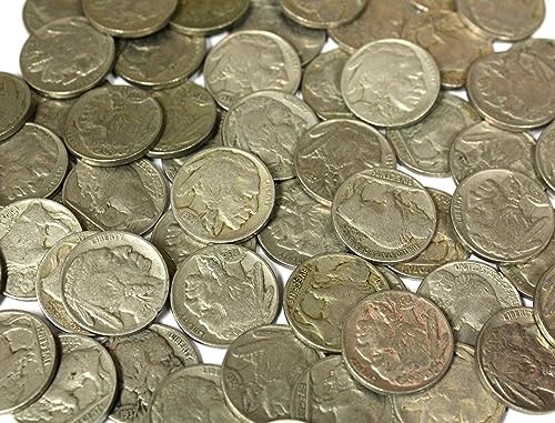 Collection of 25 Full Date Indian Head / Buffalo Nickels. - Product Imagery