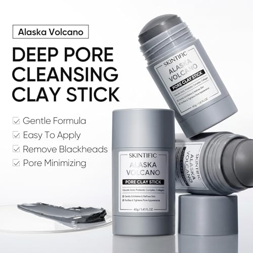 SKINTIFIC Deep Pore Cleansing Blackhead Remover Face Mask Stick, - Product Imagery