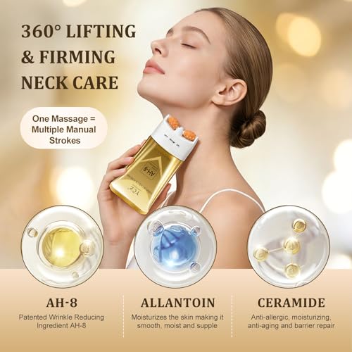 Ycz AH-8 Neck Firming Cream and Red-Glow Electric Eye Cream Set, - Product Imagery