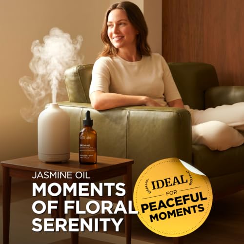 100% Pure Jasmine Essential Oil for Skin & Diffuser - 4 Fl Oz - Product Imagery