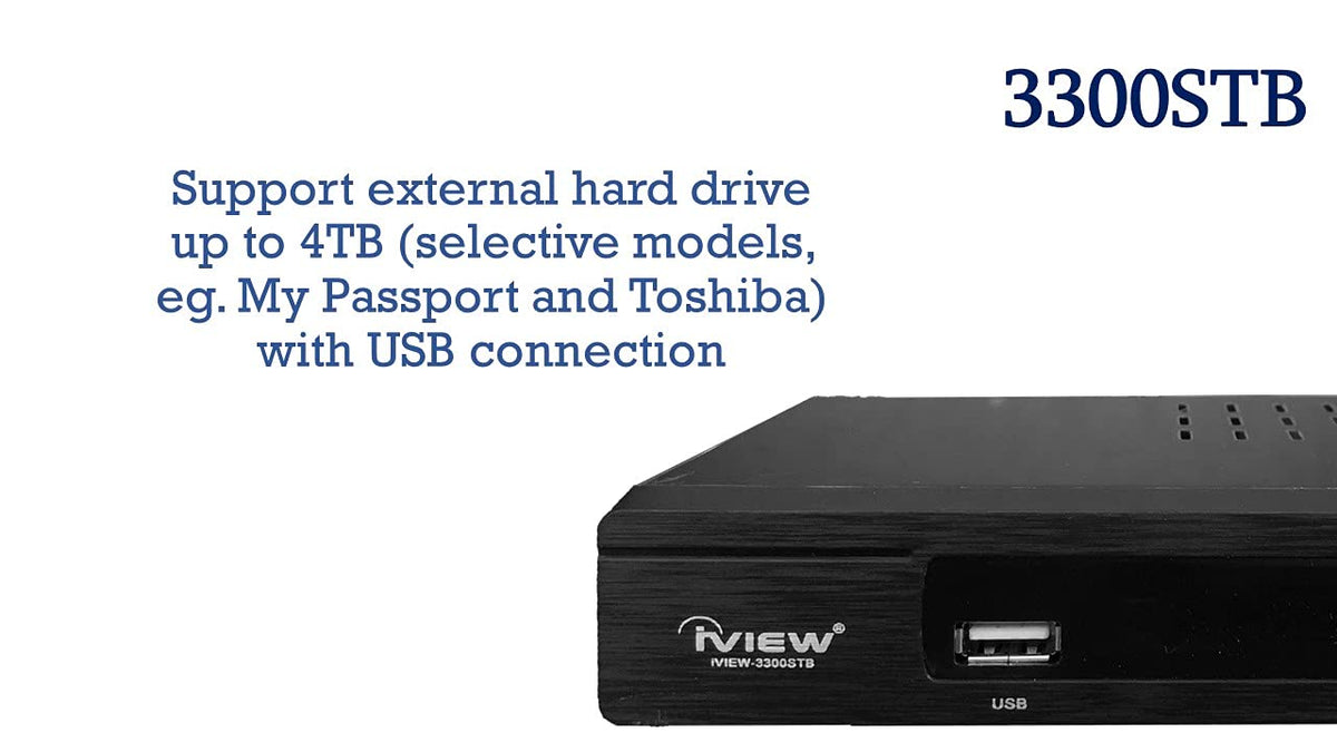 iView 3300STB ATSC Converter Box with Recording Media Player - IVIEW Official Imagery - 4