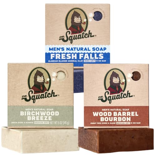 Dr Squatch Natural Men s Bar Soap Body Soap Bar - Dr. Squatch Official Imagery - 1