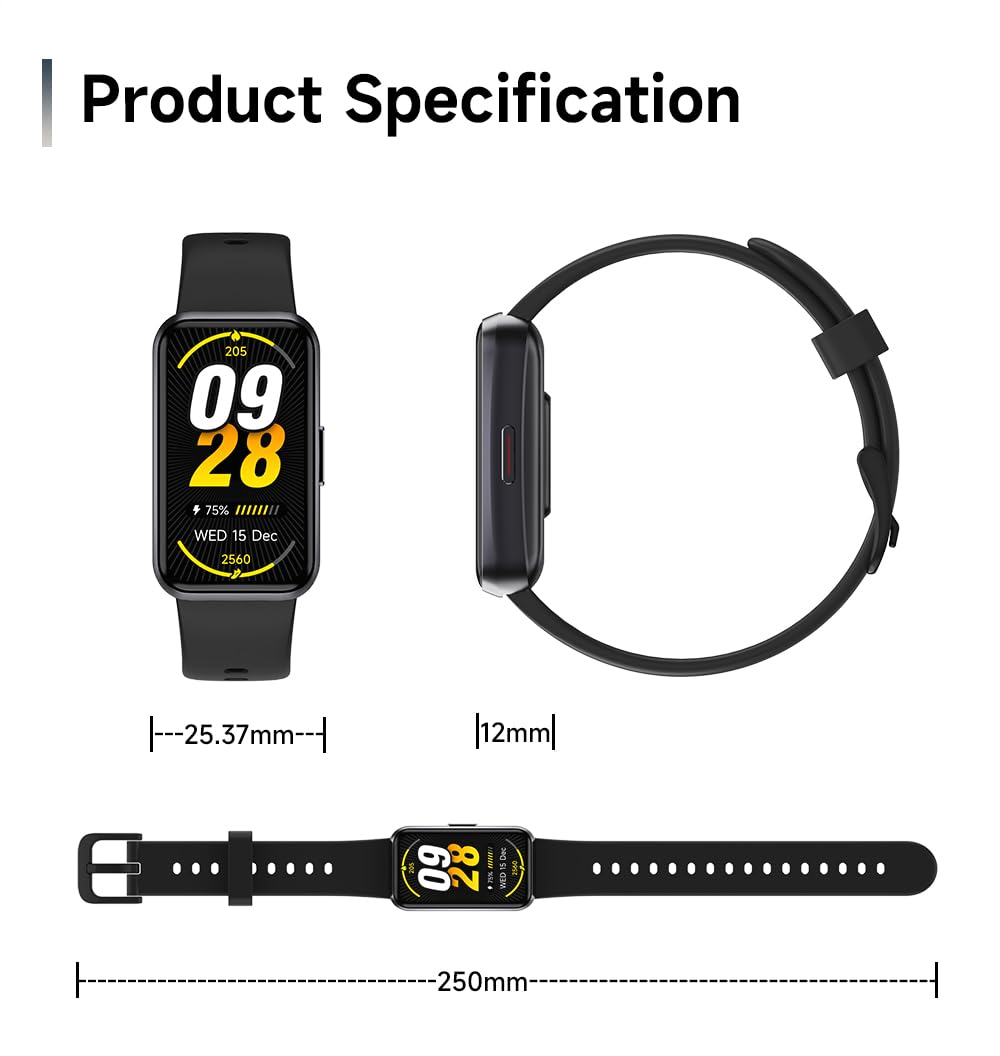 USMECBL Fitness Trackers,Heart Rate Blood Oxygen Sleep Monitor,1.47‘’ - View 7