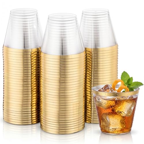 Hioasis 200Pcs 9OZ Clear Cups - Product Imagery