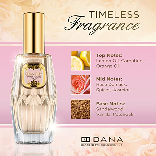 Dana Chantilly Eau De Toilette Spray (Women) 3.5 Fl Oz - Product Imagery