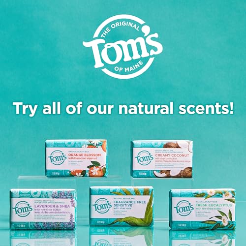 Tom's of Maine Natural Beauty Bar Soap, Fresh Eucalyptus, 5 oz - Product Imagery