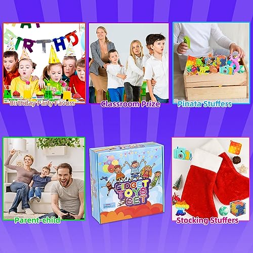 1000 Pcs Party Favors for Kids, Fidget Toys Bulk, Birthday Gift - Product Imagery