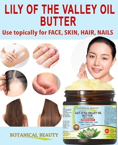 Botanical Beauty LILY OF THE VALLEY OIL BUTTER 100% Natural 4 - Product Imagery