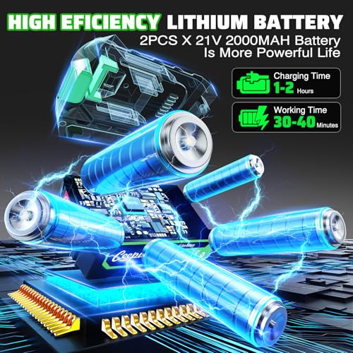 CEEPUY Mini Chainsaw Cordless,6 Inch Portable Electric Chainsaw - Product Imagery