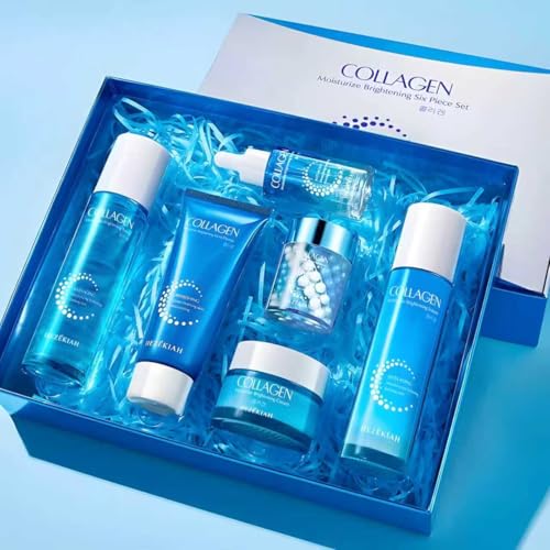 6 Pcs Collagen Skin Care Set for Teen Girls, Hydrating Skincare - Product Imagery