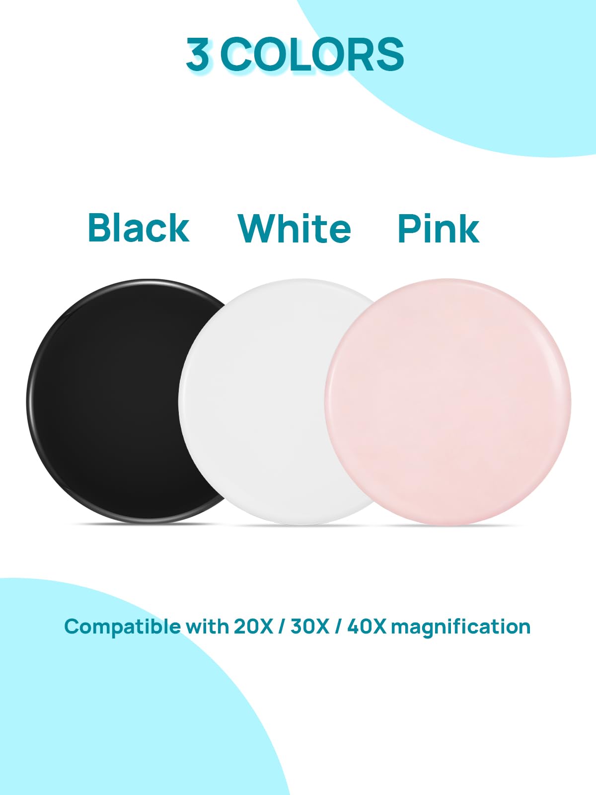 1x 30x Compact Magnifying Mirror for Travel and Makeup 3 in - Macaki Official Product Imagery - 7
