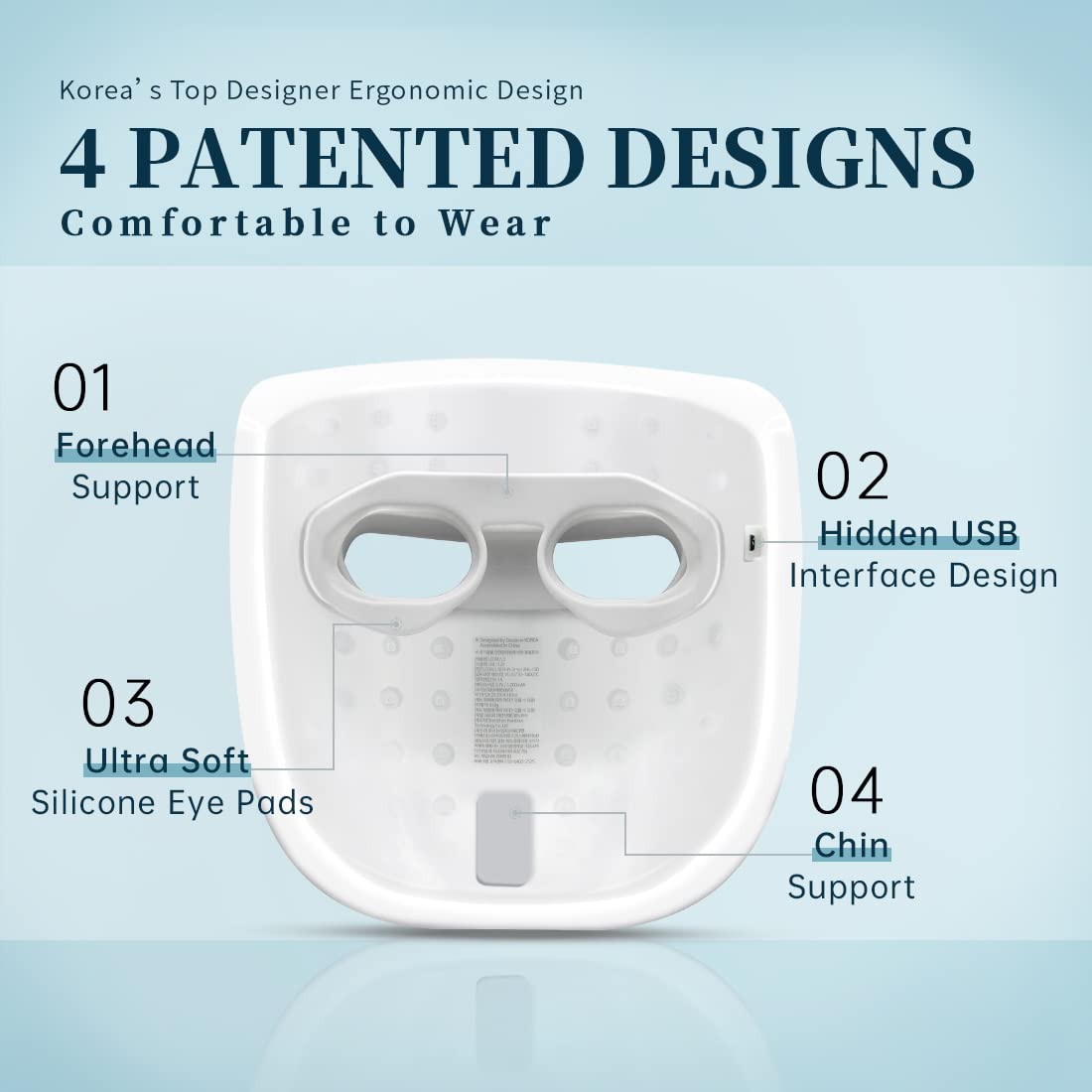Led Face Mask Light Therapy Cloud S RB 014 - GYH Official Imagery - 4