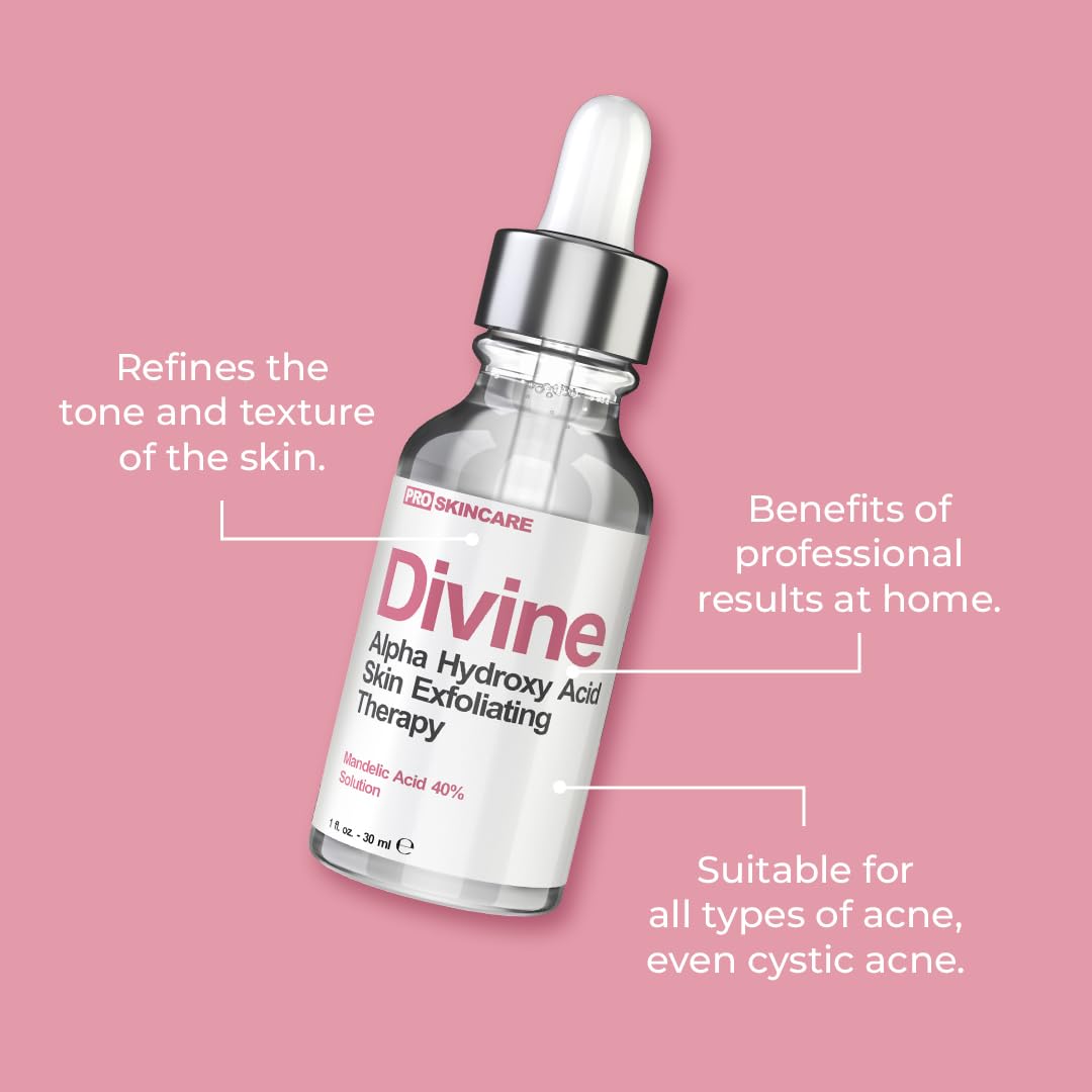 Mandelic Acid Clearing Serum for Acne Scars, Folliculitis, Aging - Divine Derriere