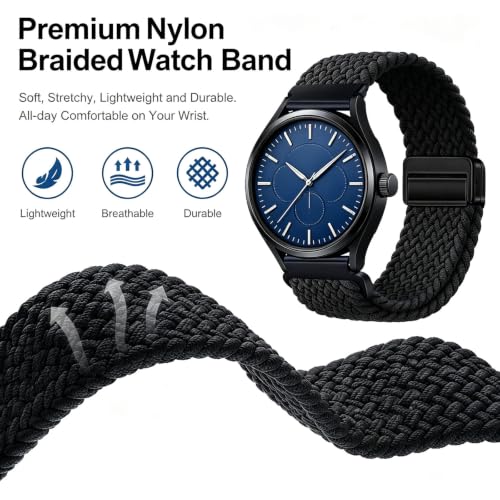 16mm 18mm 19mm 20mm 22mm Quick Release Watch Band for Men and - Product Imagery