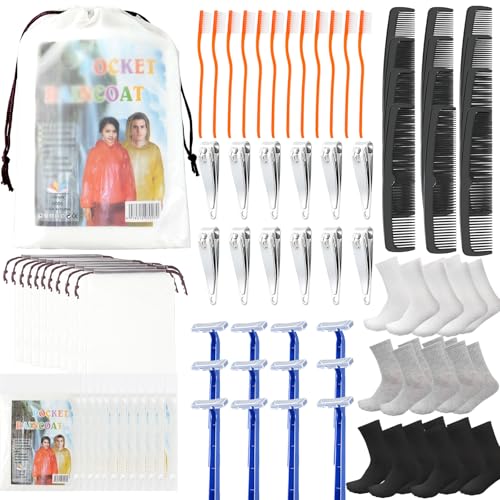 84 Pcs Homeless Care Package Supplies Bulk Hygiene Kits with - linastu Official Imagery - 1