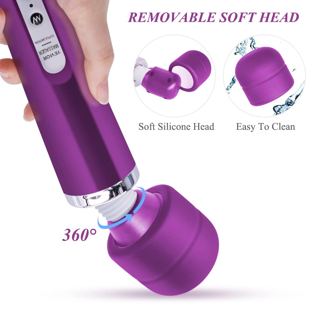 YEVIOR Wired Powerful Handheld Massager with Strong - YEVIOR Official Imagery - 3