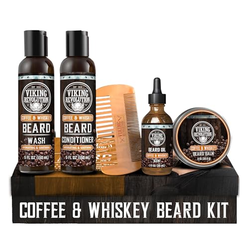 Viking Revolution Beard Conditioning Kit CoffeeWhiskey 5 - Viking Revolution Official Imagery - 1