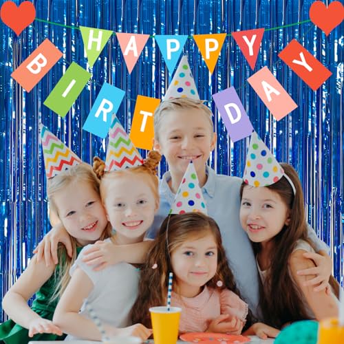 2 Pack Blue Party Decorations Ocean Party Decor Supplies Blue - Product Imagery
