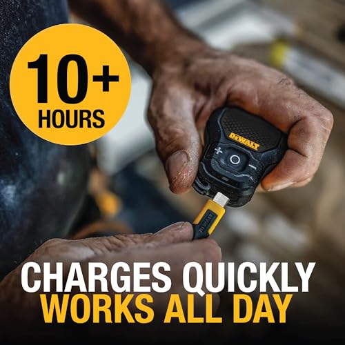 DEWALT Wearable Bluetooth Speaker [Onyx Edition - Black] Clip-On - Product Imagery