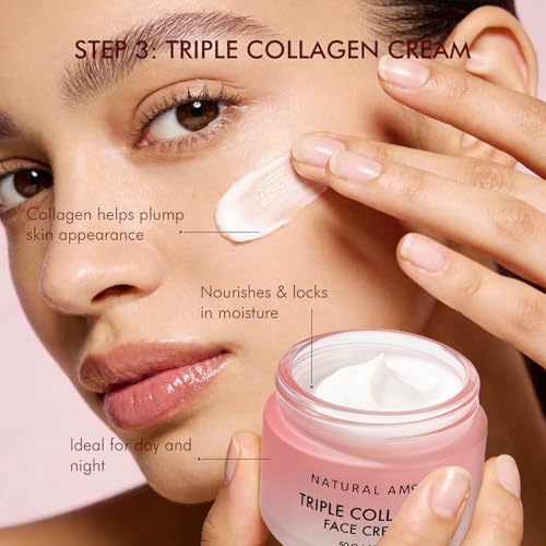 Natural Amor Skincare Set (3 Products) – Triple Collagen Cream - Product Imagery