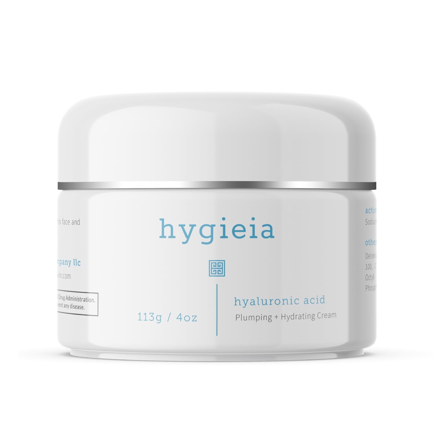 Hygieia + Hyaluronic Acid Liposomal Cream for Face, Neck & Body, - Product Imagery