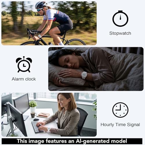 CIVO Digital Watches for Women Men: 44mm Large Dial Waterproof - Product Imagery
