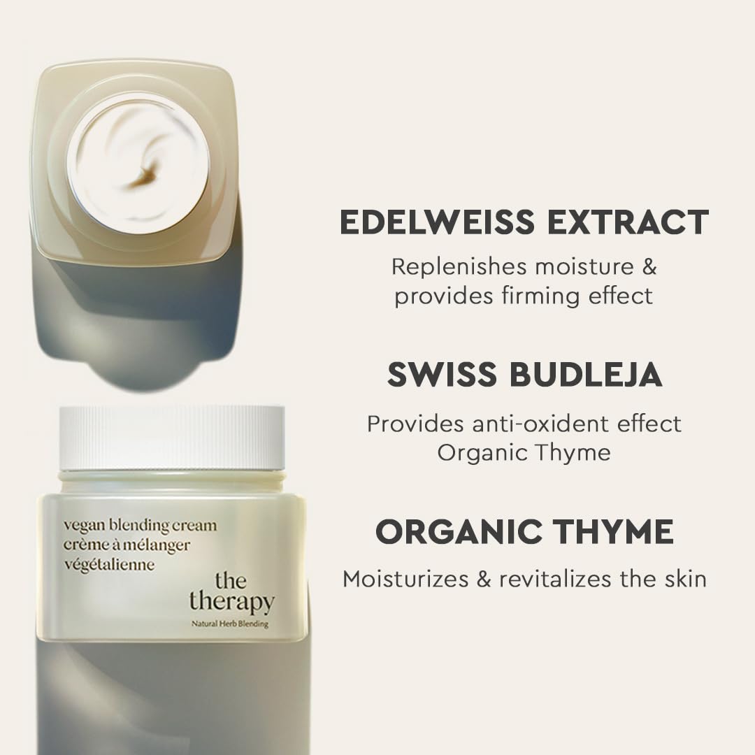 The Face Shop The Therapy Vegan Blending Cream Face Moisturizer - The Face Shop