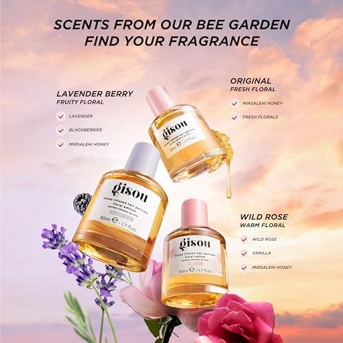 Gisou Honey Infused Hair Perfume (1.7 Fl Oz) - Wild Rose - Product Imagery