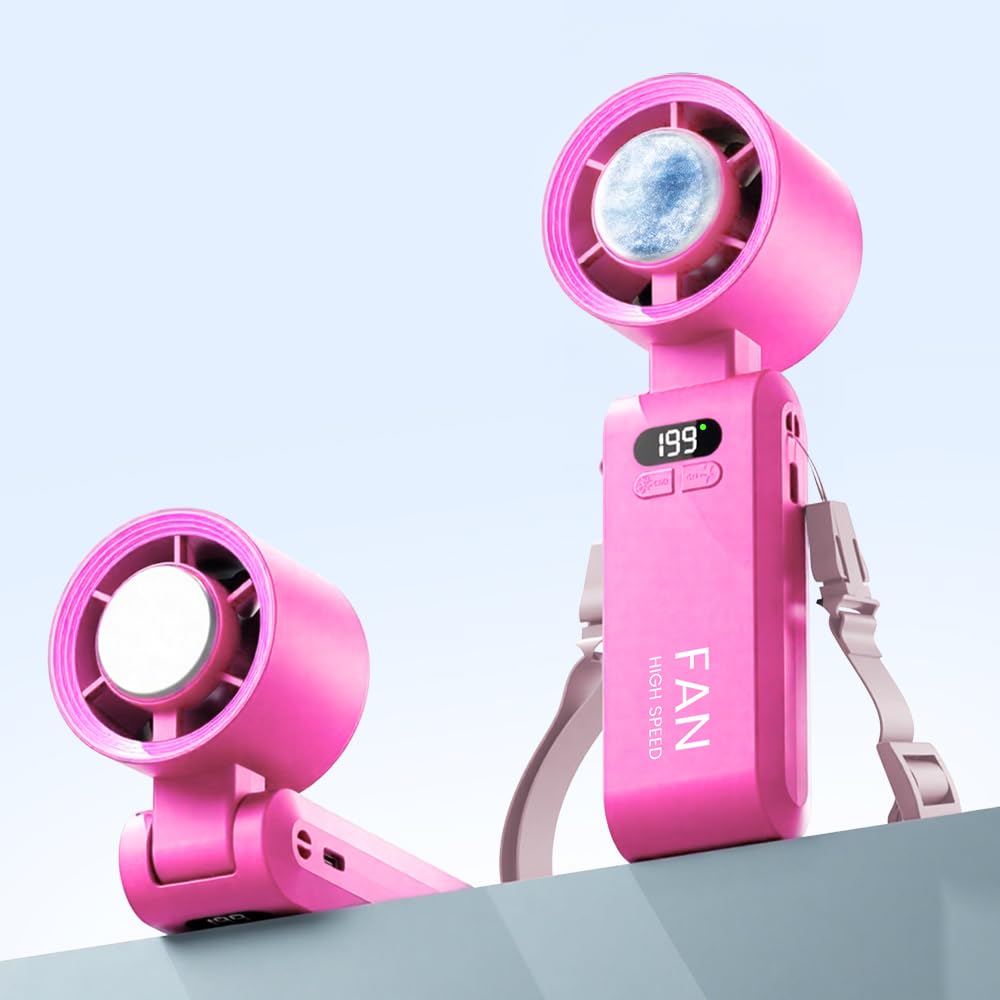 Kimguard Handheld Portable Turbo Fan with Ice Cooler, Speed   5500mAh - View 1