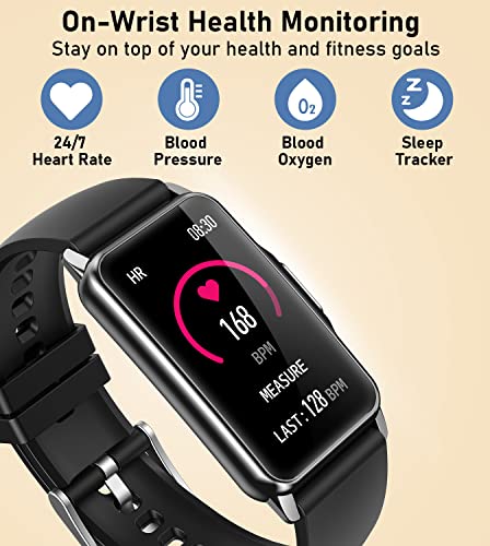 Smart Watch Health Fitness Tracker with 24/7 Heart Rate, Blood - Product Imagery