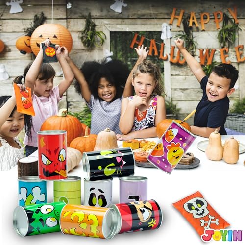 JOYIN 13 Pcs Halloween Carnival Can Bean Bag Toss Games for Kids - Product Imagery
