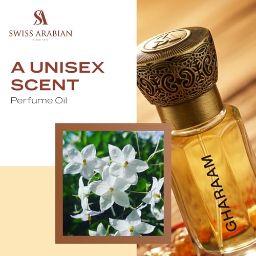 Swiss Arabian Gharaam Perfume Oil for Women & Men – Long-Lasting - Product Imagery