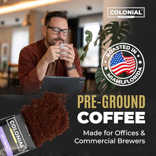 Colonial Coffee Ground Frac Packs, Breakfast Blend, Medium - Product Imagery