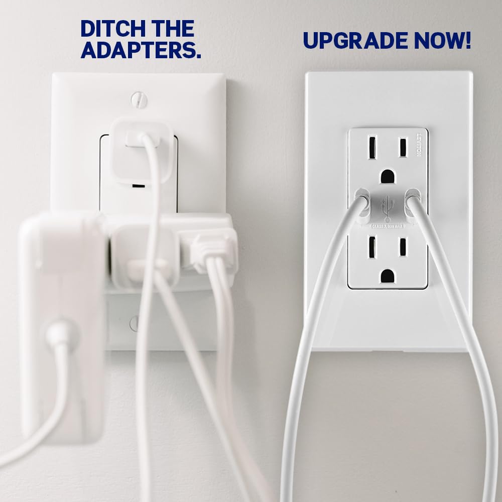 Leviton 30W USB Dual Type C C Power Delivery in Wall Charger - Leviton Official Imagery - 5