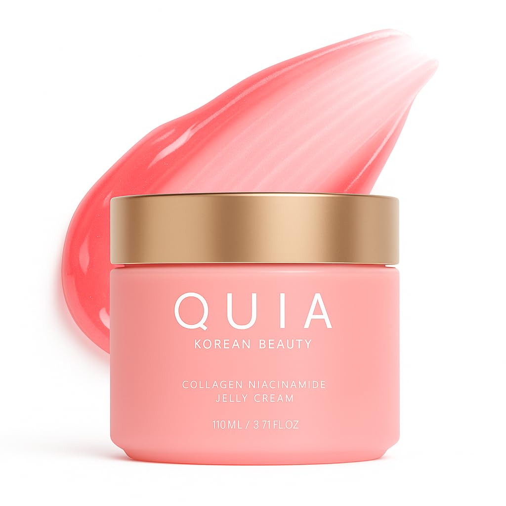 QUIA Collagen Jelly Cream– Fast-Absorbing Glow Under Makeup- - QUIA Beauty