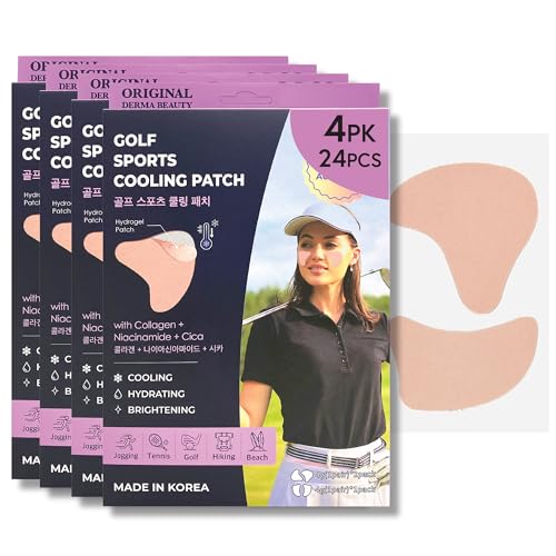 12Pairs Sun Patch Under Eye UV Protection for Golf Hiking - ORIGINAL DERMA BEAUTY Official Imagery - 1