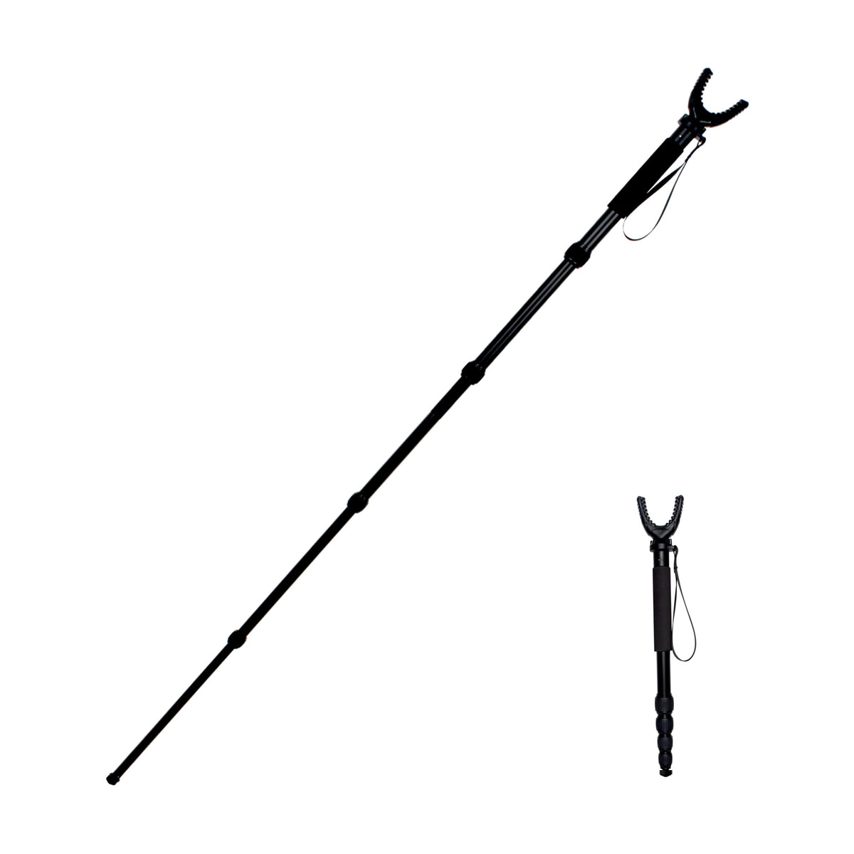 AUSCAMOTEK Rifle Shooting Stick Aluminum Gun Monopod Resting - AUSCAMOTEK Official Imagery - 1