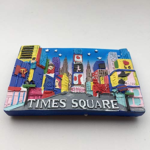 New York Time Square USA 3D Refrigerator Magnet Resin Travel - Product Imagery