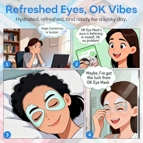 Collagen Eye Mask for Puffy Eyes, 18 Pairs - Product Imagery