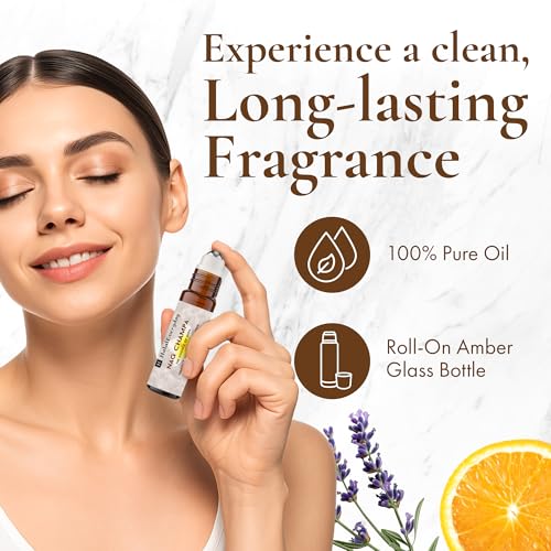 HalalEveryDay Nag Champa Perfume Oil Roll-On, Alcohol-Free, 1/8 - Product Imagery