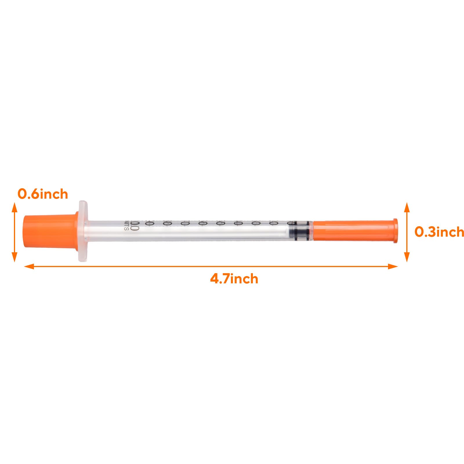 JIUPULL U-100 Syringes, 31G 5/16"   1ml/cc Disposable Syringe, 30 - JIUPULL Official Product View 5