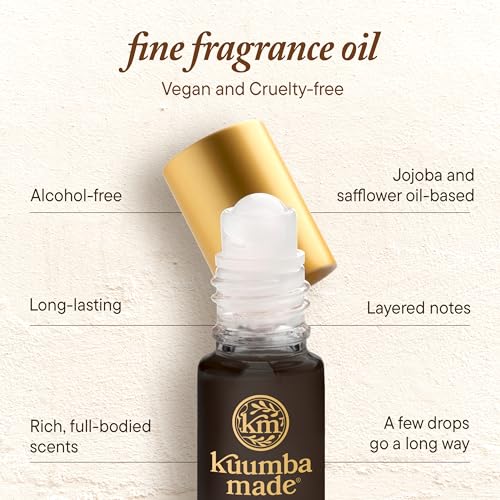 Kuumba Made Black Coconut Fragrance Oil, Roll-On, Alcohol-Free, - Product Imagery