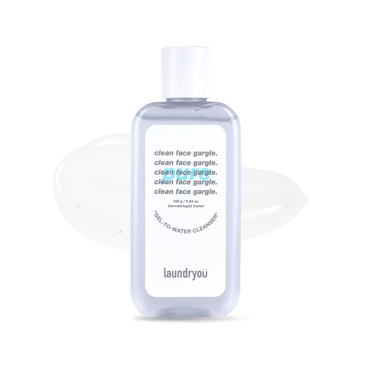 Gel to Water Facial Cleanser with Hyaluronic Acid Probiotics - LAUNDRYOU Official Imagery - 2